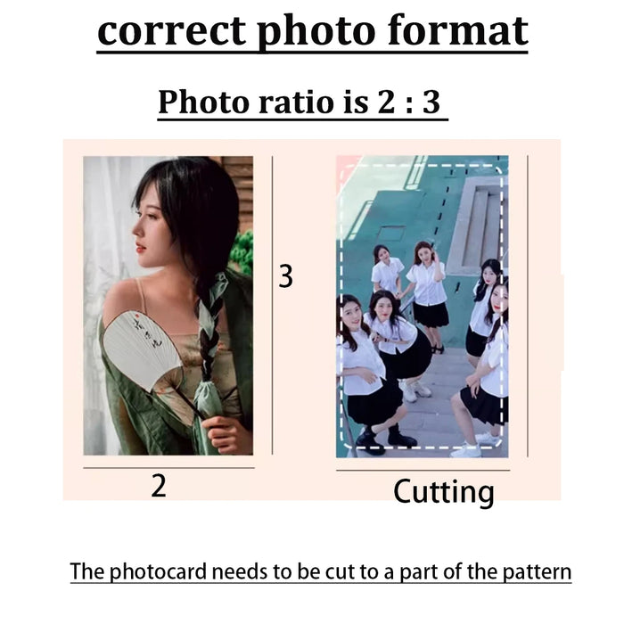 Photocard personalizzato Kpop photogolds Lomo Business Album Photo Kpop Cards Gift