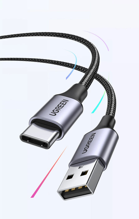 Cavo USB tipo C UGREEN 3A per Realme Xiaomi Samsung S21 cavo di ricarica rapida USB-C cavo dati caricabatterie per iPad Samsung Poco USB C