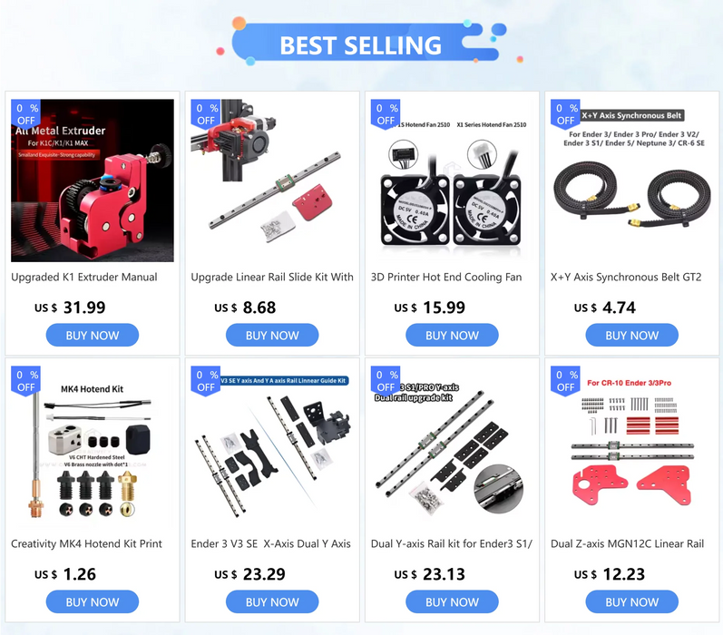 Cinghia sincrona asse X + Y GT2 Larghezza 6mm Terminale cinghia dentata aperta 2GT Cinghia in gomma per Ender-3 Ender 3 Pro Ender 3 V2 Neptune 3