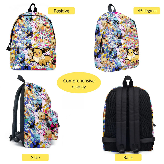 Pokemon School Bags zaini Pikachu Anime figure borse per bambini borsa da viaggio di grande capacità ragazze ragazzi regali di natale giocattoli