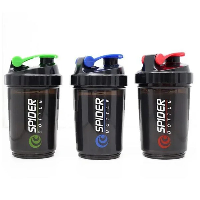 Bottiglia Shaker a 3 strati miscelazione proteica Shake Cup sport Fitness Water Cup bottiglie d'acqua in plastica in scala da 550ml con scatola per medicinali