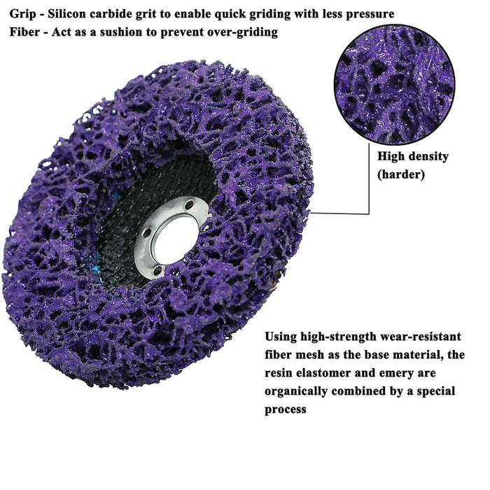 1/2/3 pz mola diamantata Flip Disc strumenti di molatura rimozione ruggine lucidatura ruota smerigliatrice angolare accessori 100/115/125mm