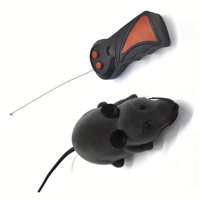 1Pc Remote Control Rat Prank: Trick Your Cat con un giocattolo Mouse Wireless! Natale, Halloween, regalo del ringraziamento (senza batteria)