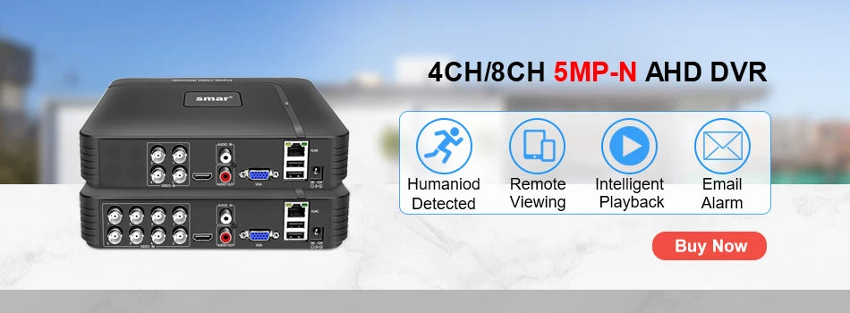 Smar H.265 Max 4K Uscita CCTV NVR Face Detection 9CH 10CH /16CH 32CH 4K Videoregistratore di sicurezza Rilevamento movimento P2P Onvif XMEYE