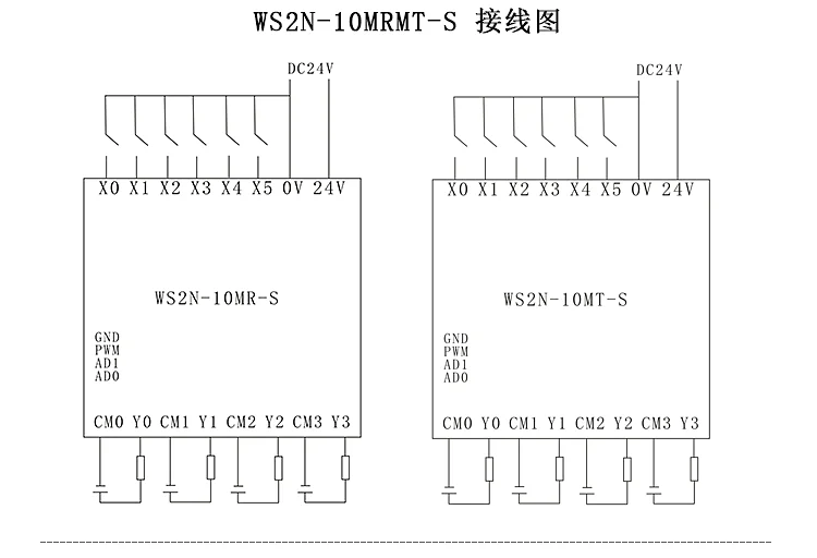 FX2N-10MR 10MT FX2N-14MR 14MT 6MR 6MT 20MR 20MT DC24V TTL SEEKU analogico 0-10V in scheda relè di potenza 8 in e 6 out 6 in e 4 out PLC