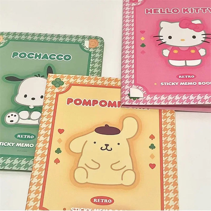 Kawaii Cartoon Hello Kitty Paste Sticky Note Mymelody Cinnamoroll Cute Kuromi Notebook studente scuola cancelleria per ufficio