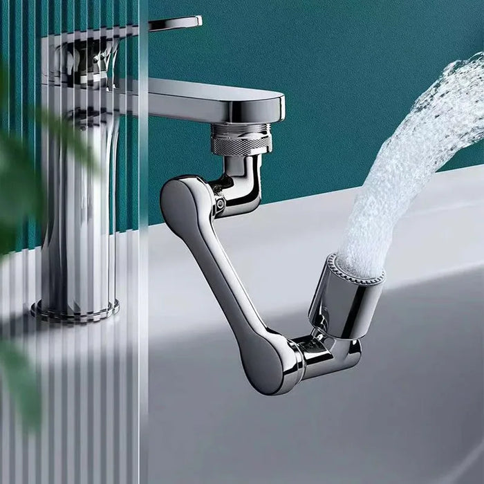 Giunto di prolunga del rubinetto del bagno della cucina ugello di spruzzo dell'abs adattatore dell'aeratore a 1080 gradi connettore universale del nastro dell'acqua regolabile