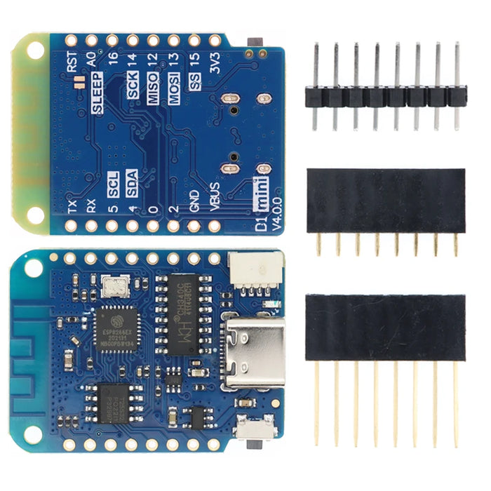 WeMos D1 Mini Pro V3.0 NodeMcu 4MB/16MB byte Lua WIFI Internet delle Cose scheda di Sviluppo basata ESP8266 CH340G Nodemcu V2