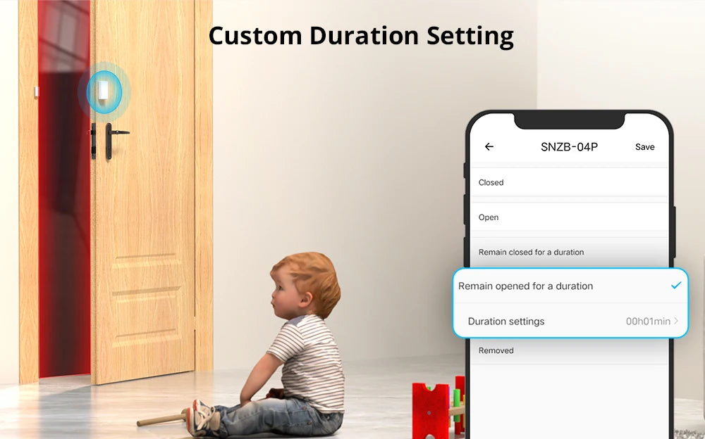 SONOFF SNZB-04P Zigbee sensore porta/finestra Tamper Alert Smart Scene telecomando Smart Home ZHA funziona con Alexa Google Home