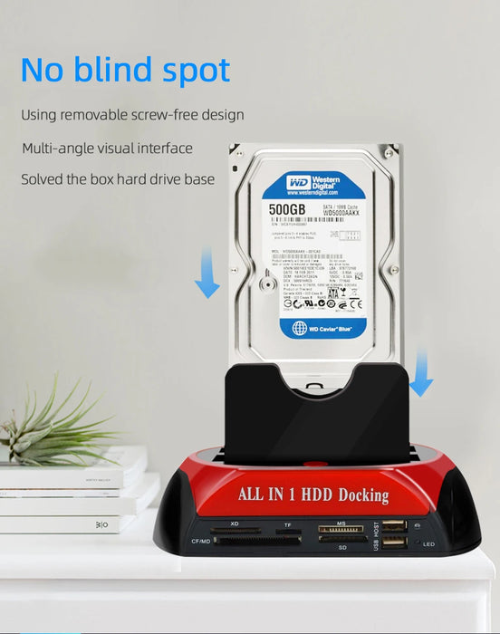 TISHRIC IDE SATA Dual All In 1 Hd/HDD Dock/Docking Station Hard Disk/Drive Hdd 2.5 3.5 Reader custodia esterna Usb EU Box