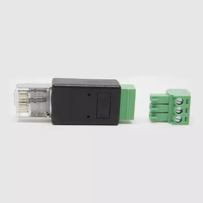 RJ45 a 2pin 4pin terminale Rs485 adattatore di rete connettore RJ45 RJ45 maschio a 485 connettore Splitter per CCTV DVR