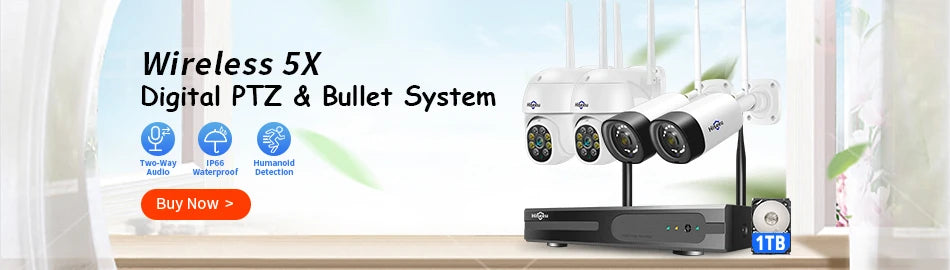 Telecamera IP Wireless Hiseeu 1536P obiettivo 3.6mm telecamera WiFi di sicurezza impermeabile per kit di sistemi CCTV Wireless Hiseeu IP Pro APP View