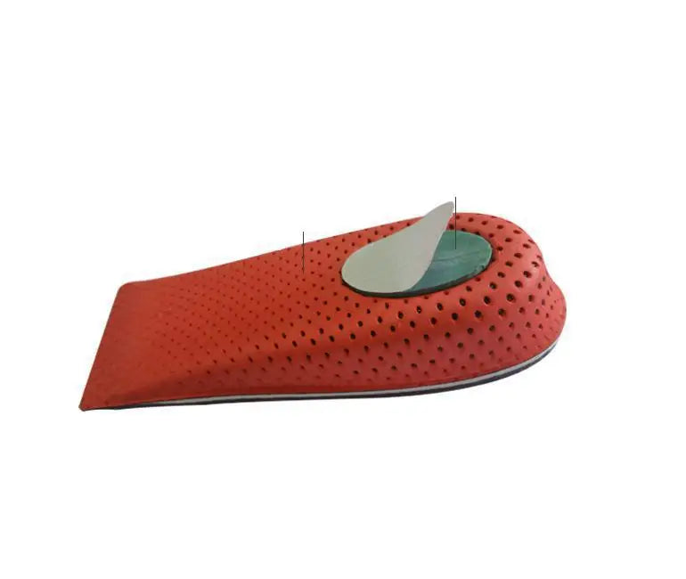 1 paio di solette per scarpe mezza soletta traspirante aumentare l'inserto del tallone scarpe sportive cuscino imbottito Unisex 2-4cm altezza aumentare solette