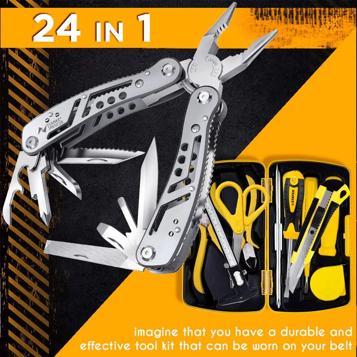 Multitool tascabile portatile 420 pinze Multitool in acciaio inossidabile cacciavite a coltello per sopravvivenza all'aperto campeggio caccia ed escursionismo