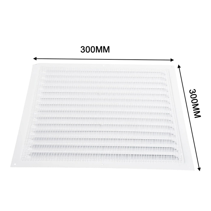 Griglia di sfiato dell'aria copertura di ventilazione presa quadrata in metallo copertura dello schermo dell'insetto prese d'aria piastra feritoia presa d'aria copertura dello schermo dell'insetto