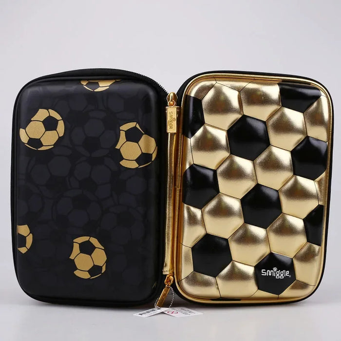 Smiggle Gold Football 18th Anniversary borsa da scuola per studenti borsa da pranzo borsa a matita tazza d'acqua zaino Anime regalo