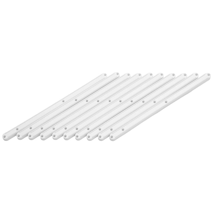 10 pezzi Draw Rail guide per cassetti in plastica 180/235/298mm Draw runner sostituzione Draw Rail guide per cassetti in plastica Hardware per la casa