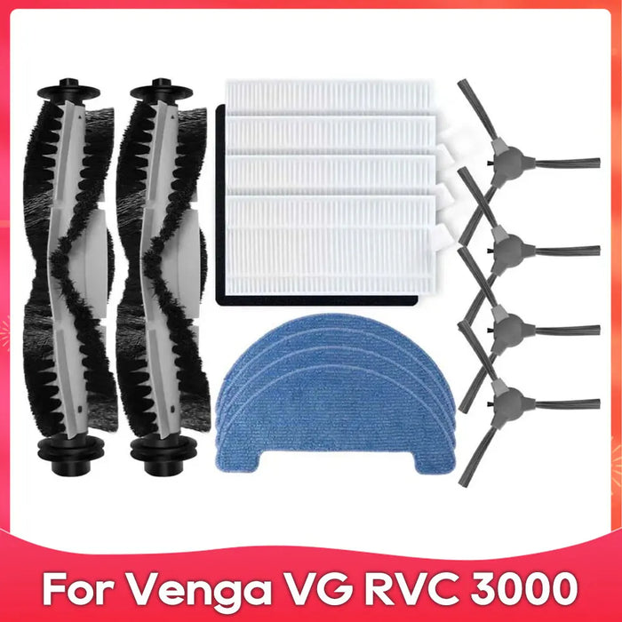 Compatibile per Venga VG RVC 3000 Robot aspirapolvere ricambi accessori spazzola laterale principale filtro Hepa Mop Pad