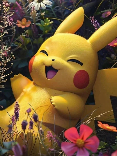 Simpatico gioco Pokemon Pikachu pittura artistica con diamanti simpatico ratto animale domestico trapani completi mosaico punto croce fai da te artigianato decorazioni per la casa regalo