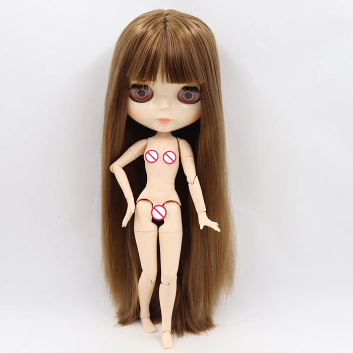 ICY DBS Blyth Doll Joint Body 30CM BJD Toy White Shiny Face e viso smerigliato con mani Extra AB e Panel 1/6 bambola di moda fai da te