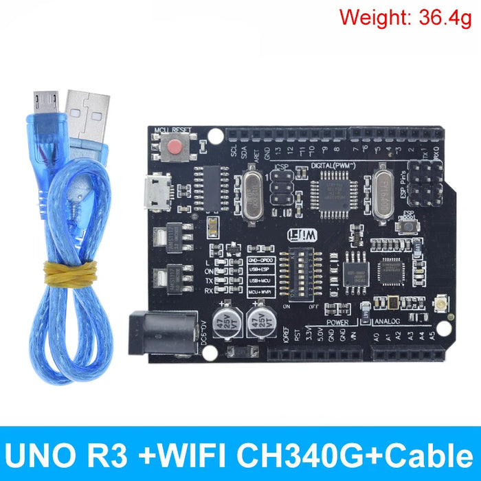 Intelligente Elettronica Scheda di Sviluppo ONU R3 MEGA328P ATMEGA16U2 Senza Cavo USB per arduino Diy Starter Kit