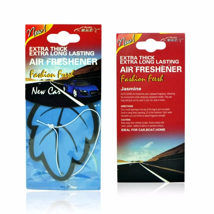 6PCS deodorante per Auto carta da tè profumata naturale Auto appeso profumo di vaniglia fragranza a forma di foglia accessori per Auto interni