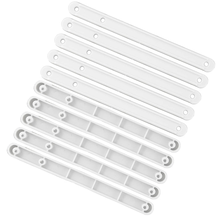 10 pezzi Draw Rail guide per cassetti in plastica 180/235/298mm Draw runner sostituzione Draw Rail guide per cassetti in plastica Hardware per la casa