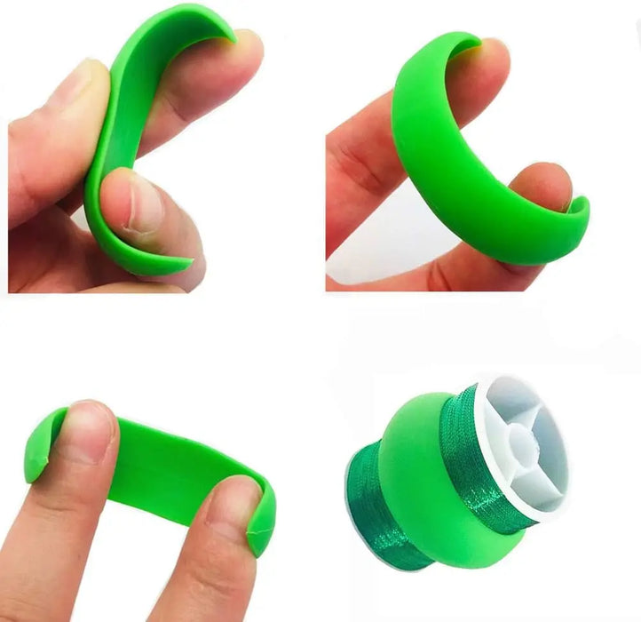 10/24/30 pz bobina di filo Huggers morsetti per bobine supporti per filettature in Silicone per macchina da cucire bobina piccole clip accessori per cucire