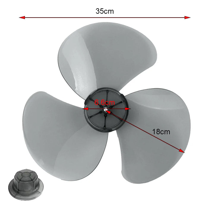 Accessori per ventilatori elettrici con pala del ventilatore in plastica da 16 pollici a 3 foglie