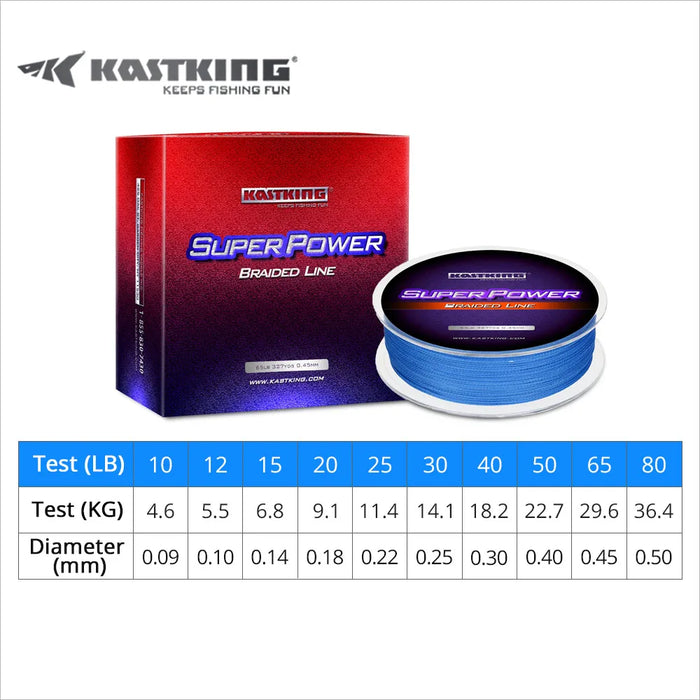 KastKing marca 150M 300M 500M 1000M PE intrecciato lenza 4 fili 10-80LB multifilamento lenza per filo da pesca alla carpa