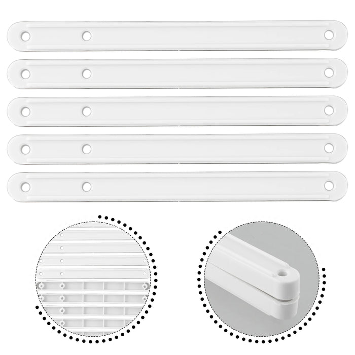 10 pezzi Draw Rail guide per cassetti in plastica 180/235/298mm Draw runner sostituzione Draw Rail guide per cassetti in plastica Hardware per la casa