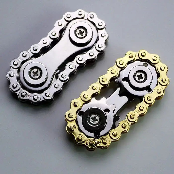 Pignoni volano Fingertip Gyro Fidget Spinner Antistress ansia catene per bici in metallo EDC Spinner Fidget Toys per bambini adulti