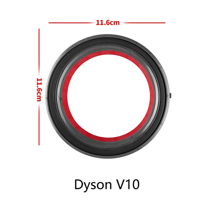 Sostituzione dell'anello di tenuta fisso superiore del bidone della polvere per Dyson V6 V7 V8 V10 V11 V15 secchio della polvere dell'aspirapolvere/sostituzione della tazza della sporcizia Par