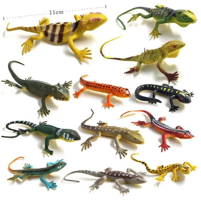 12 pezzi insetto ragno farfalla pesce dinosauro cane gatto cavallo figurine fattoria modello animale action figure set di giocattoli caldi per il regalo dei bambini