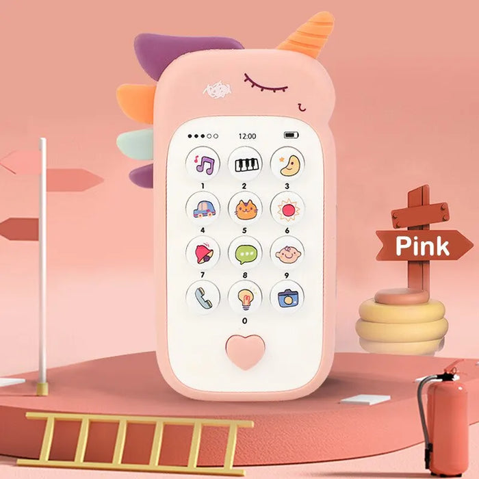 Baby Phone Music Toy Sound Machine Kids Infant Early Educational Mobile Phone Gift