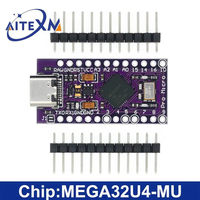 Pro Micro ATMEGA32U4 5V/16MHZ modulo Con il bootloader per arduino MINI USB/Micro USB con 2 riga di intestazione pin per arduino