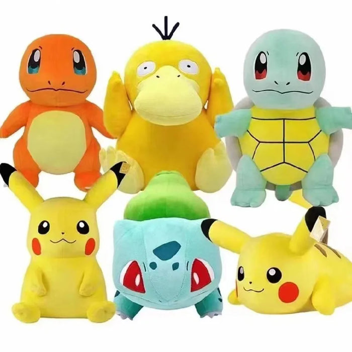 20cm Pokemon farcito peluche Kawaii Pikachu Raichu Jenny Turtle Anime Doll bambini compleanno regalo di natale