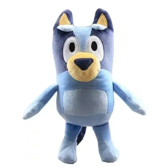 Blueyed Dog Bingo Family 17cm 28cm peluche Cartoon Dog Soft peluche bambole compleanno regali di natale famiglia Blue-y Bingo