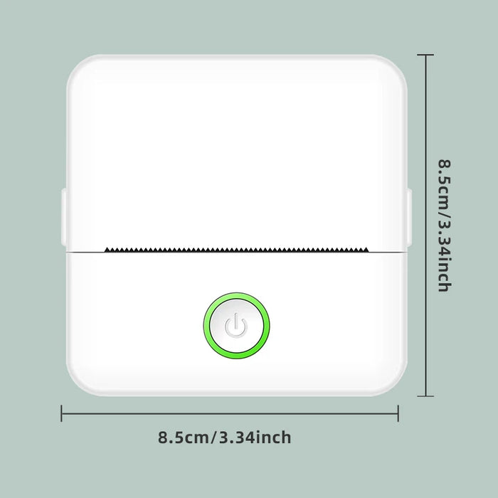 Stampante termica per etichette portatile Mini HD stampante Bluetooth di resistenza per errore dello studente nota del titolo stampa senza inchiostro tascabile falsa