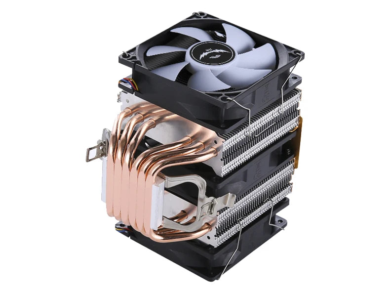 6 Heat Pipe Twin Towers processore CPU raffreddamento ventola PWM adatta per l'installazione della scelta preferita del giocatore di gioco LGA2011 x79 x99 E5