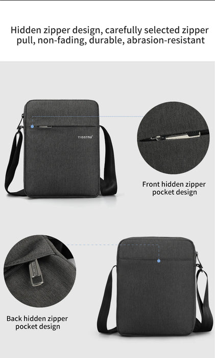 Garanzia a vita borsa a tracolla da uomo borsa a tracolla impermeabile per uomo 9.7 borsa per IPad da 11 pollici borsa da lavoro maschile borsa a tracolla borsa a tracolla