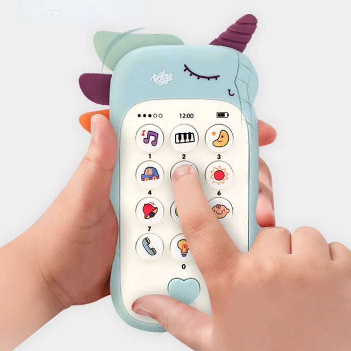 Giocattolo del telefono del bambino musica suono telefono giocattoli per dormire con massaggiagengive simulazione telefono bambini neonato giocattolo educativo precoce regali per bambini