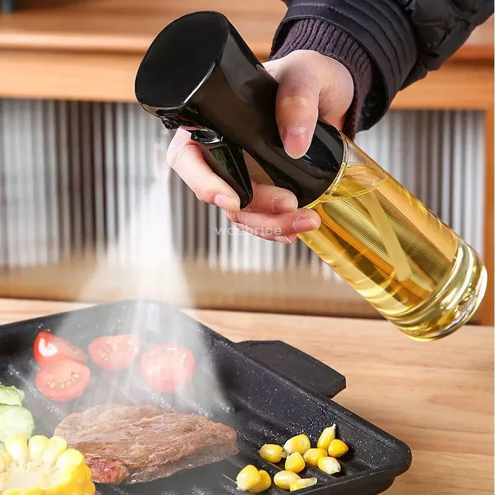 Flacone Spray per olio da 200/300ml BBQ Cooking spruzzatore per olio d'oliva cucina Spray per olio da forno bottiglia vuota Dispenser per olio per bottiglia di aceto