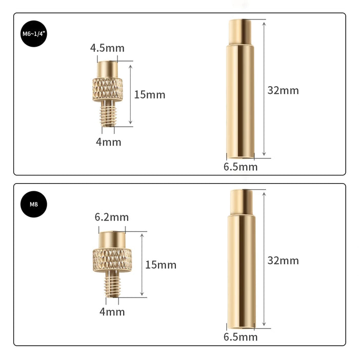 Inserto termico dado punta in ferro M2 M3 M4 M5 M6 M8 filettatura in ottone Kit incorporato strumento di inserimento termico per stampante 3D in plastica saldatore