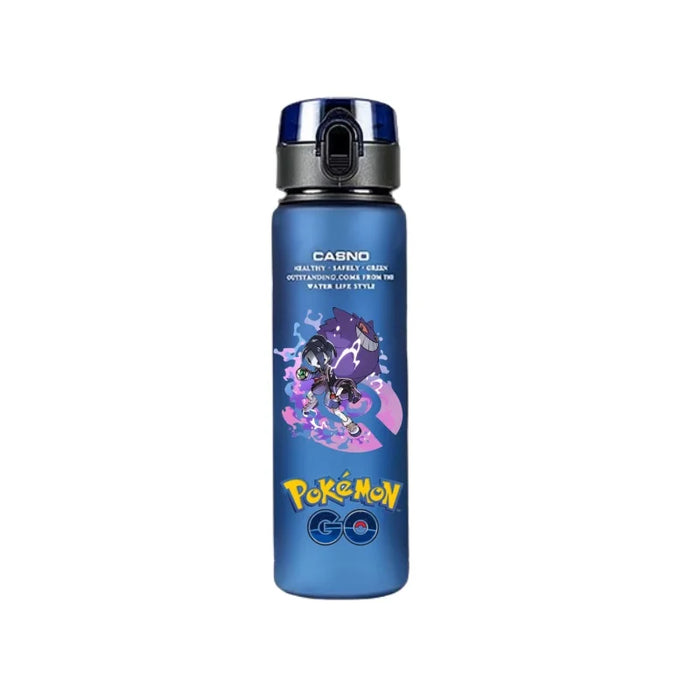 560ML Pokemon Tazza di Acqua Anime Portatile Per Bambini Carino Pikachu Gengar Plastica Sport All'aria Aperta Bottiglia di Acqua di Grande Capacità Regali