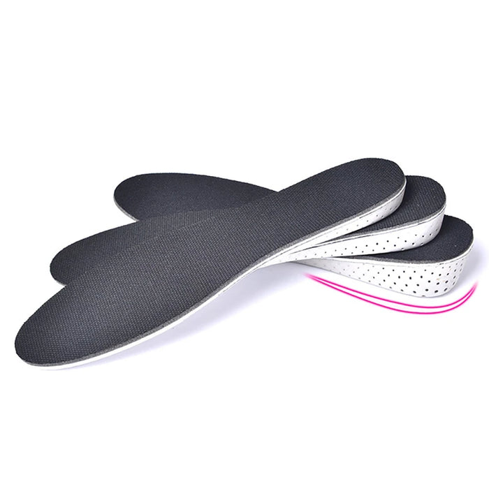 1 paio di soletta rigida e traspirante in Memory Foam per aumentare l'altezza inserti per il sollevamento del tallone copriscarpe solette per scarpe solette per ascensore per Unisex