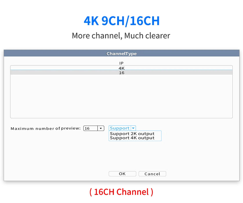 Hiseeu H.265 + HEVC 8CH 16CH 32CH CCTV NVR 4K 8MP 5MP 4MP 3MP 2MP videoregistratore di rete IP per Kit di sistema di telecamere di sorveglianza