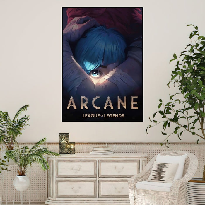 Arcane League of Legends Poster stampe Wall Sticker pittura camera da letto soggiorno decorazione ufficio casa autoadesivo