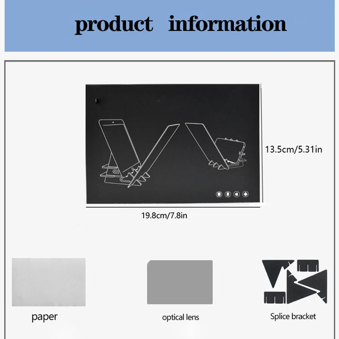 Tracciamento d'imitazione del tavolo da disegno ottico portatile con strumento di apprendimento dello schermo di proiezione adatto per Tablet Mobile