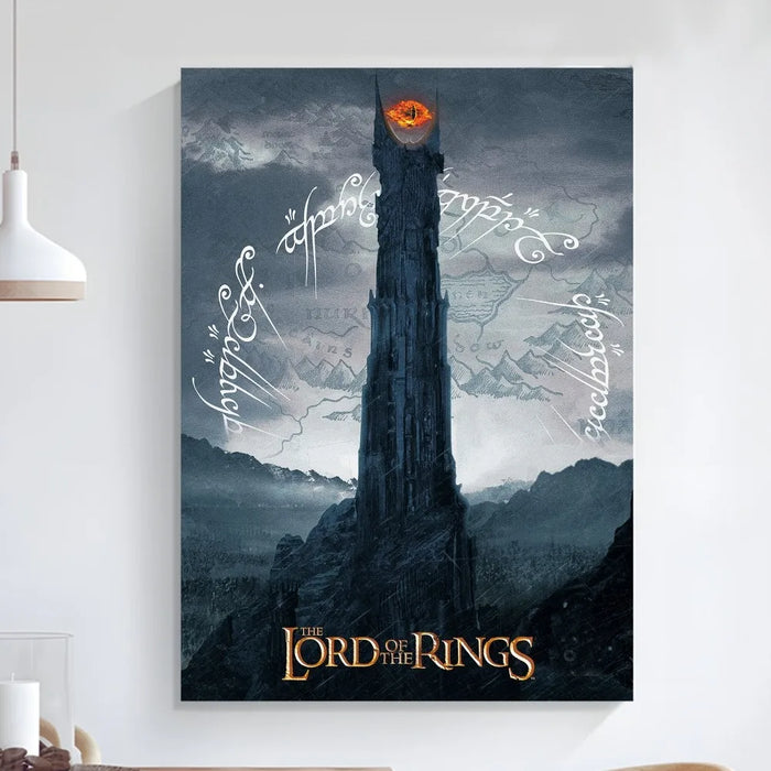 L-Lords of the R-Rings Poster Art arte autoadesiva piccolo Poster Poster di qualità HD Wall Art Painting Study decorazione della parete